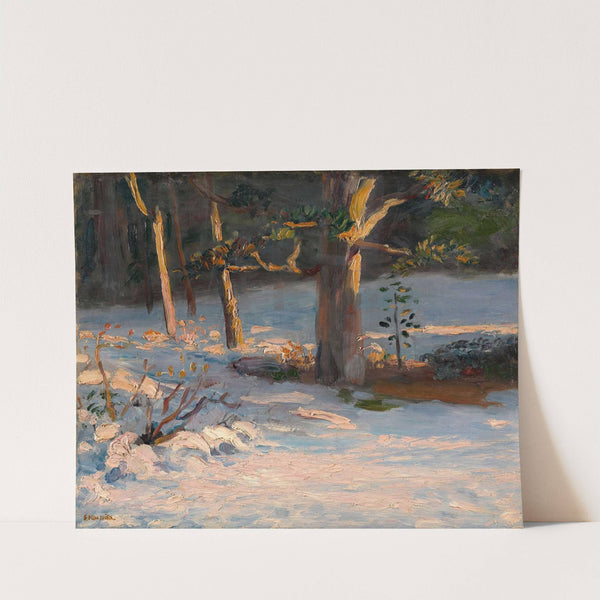 Winter Landscape by Kuroda Seiki