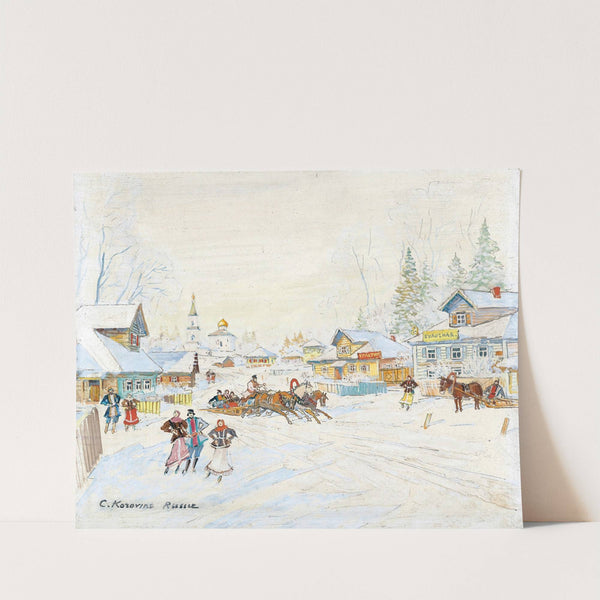 Winter Landscape by Konstantin Alexeevich Korovin