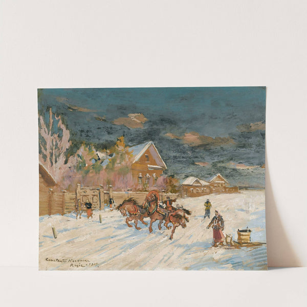 Winter Landscape by Konstantin Alexeevich Korovin