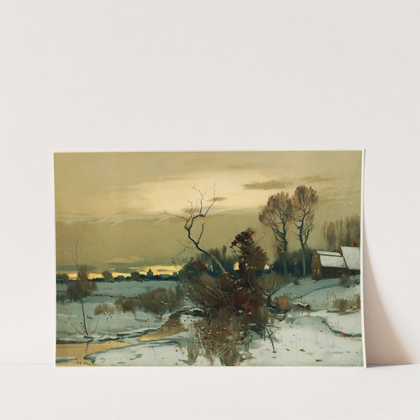 Winter landscape by John Francis Murphy