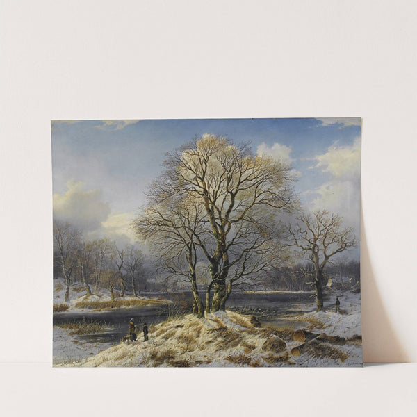 Winter Landscape by Johannes Bartholomäus Duntze