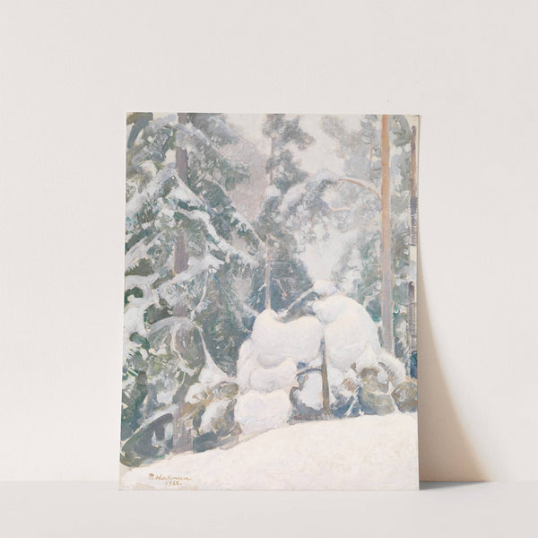 Winter landscape by Pekka Halonen