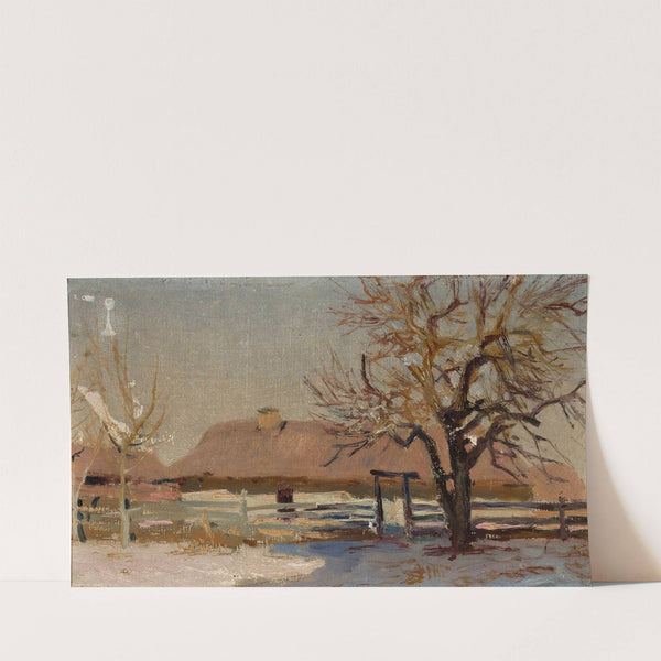 Winter landscape (1890s) by Jan Stanislawski