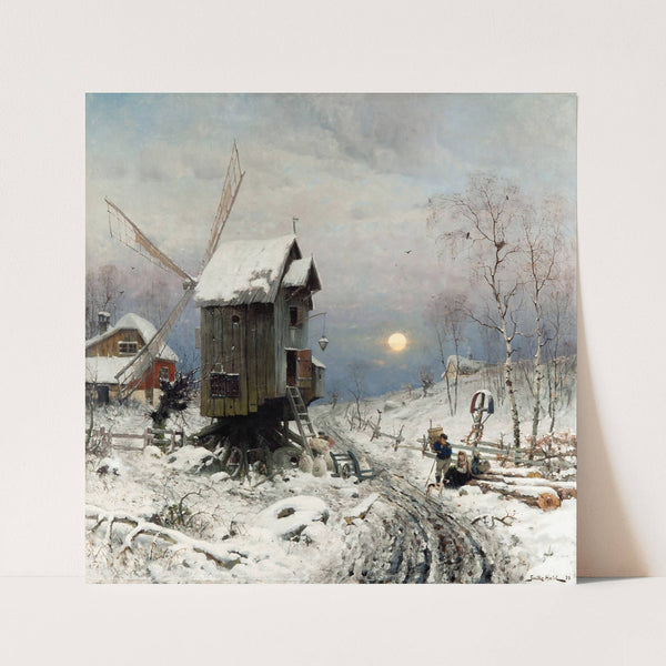 Winter Landscape (1878) by Frithjof Smith-Hald