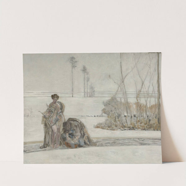 Winter landscape by Jacek Malczewski