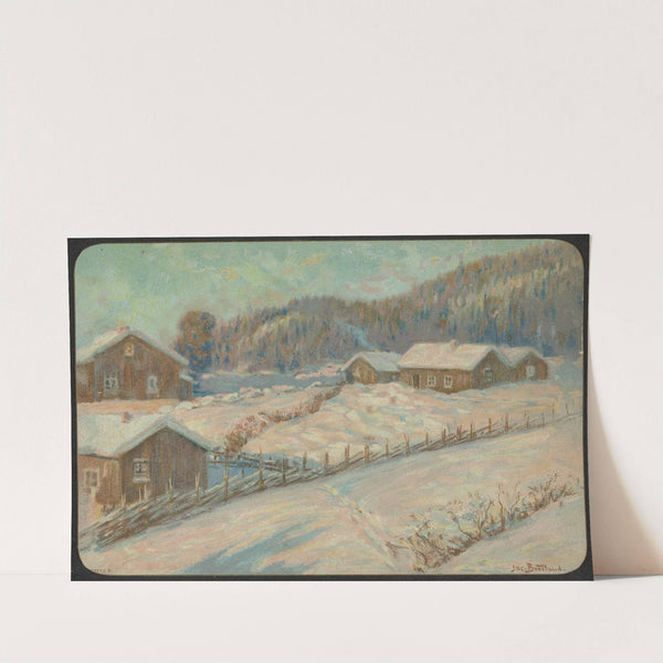 Winter landscape by Jacob Bratland