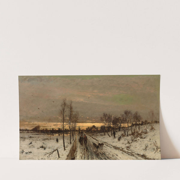 Winter Landscape by Ludvig Munthe