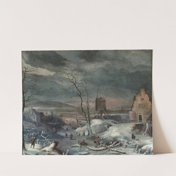 Winter landscape by Jan Griffier