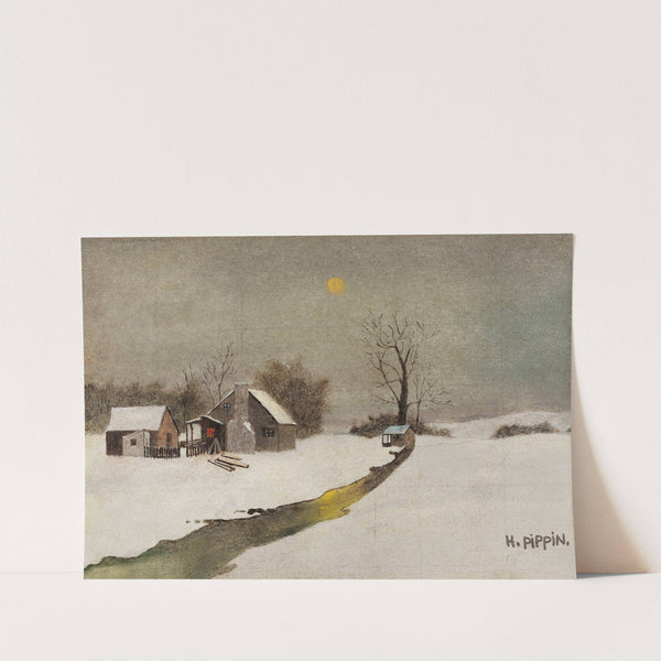Winter Landscape (1940) by Horace Pippin