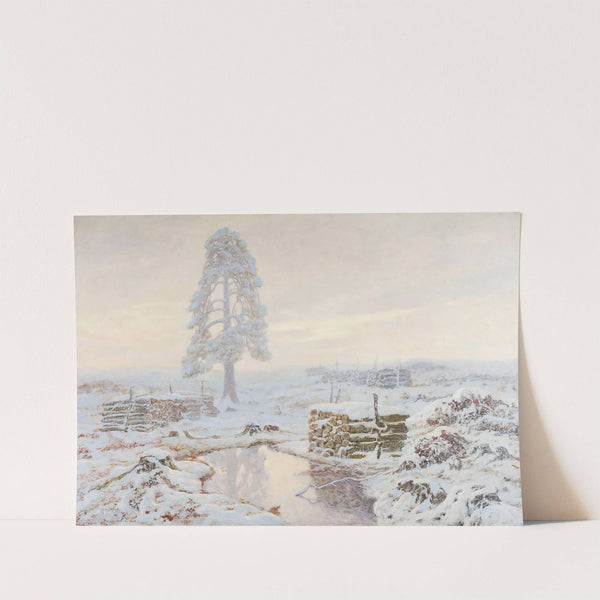 Winter landscape (1908) by Józef Rapacki