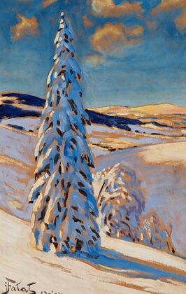 Winter landscape (after 1900)