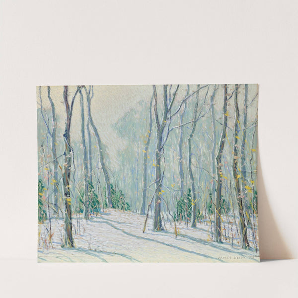 Winter Landscape, Fort Lee NJ by James P. Knox