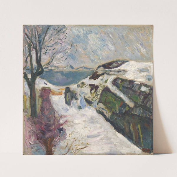 Winter Landscape from Kragerø (1910) by Edvard Munch