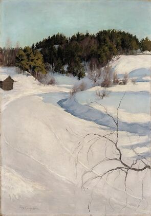 Winter Landscape, Myllykylä