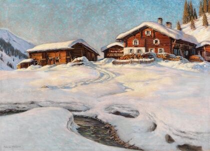 Winter Landscape near Davos