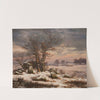 Winter Landscape near Vordingborg, Denmark by Johan Christian Dahl