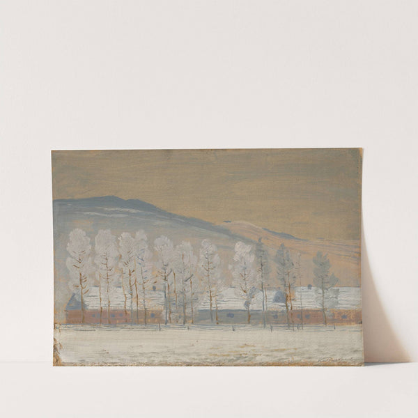 Winter Landscape near Ždiar by Ferdinand Katona