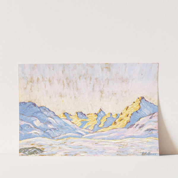 Winter Landscape (Pass Of Bernina) by Peter Robert Berry