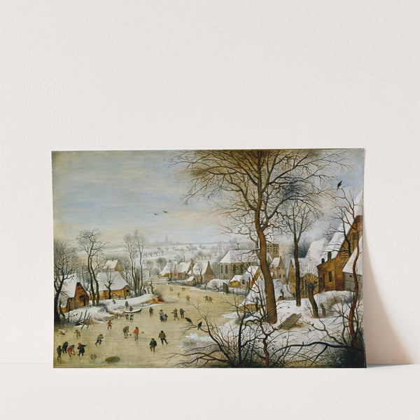 Winter Landscape with Bird Trap by Pieter Brueghel The Younger