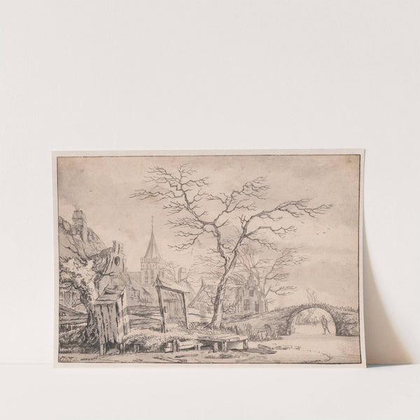 Winter Landscape with Skater (1662) by Jan van Kessel