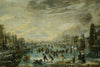 Winter Landscape With Skaters