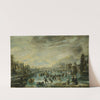Winter Landscape With Skaters by Aert van der Neer