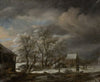 Winter Landscape with Snow-covered Trees
