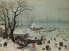 Winter Landscape with Snowfall near Antwerp