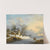 Winter Landscape With Strollers And Skaters (1840) by Frederik Marinus Kruseman