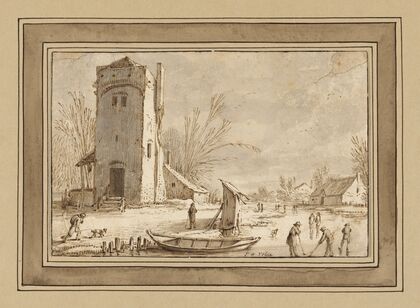 Winter Landscape with Tower
