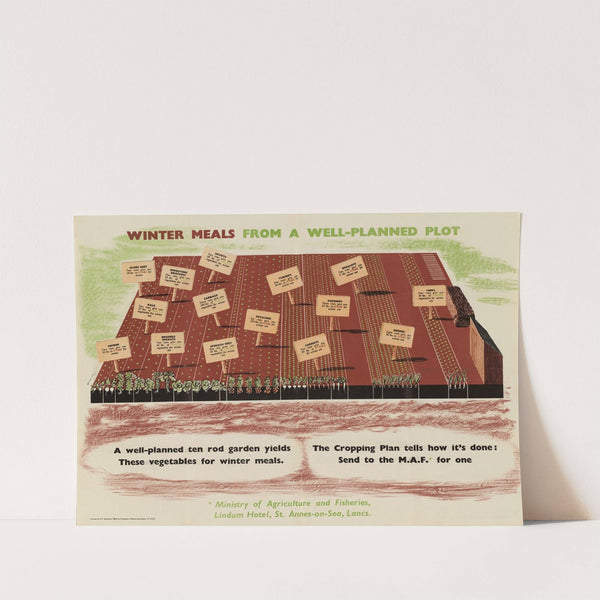 Winter Meals from a Well-Planned Plot by Frederick Henri Kay Henrion