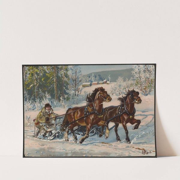 Winter motif by Andreas Bloch