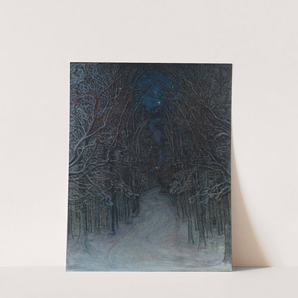 Winter Night in the Forest by Otto Hesselbom