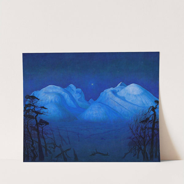 Winter Night in the Mountains by Harald Sohlberg