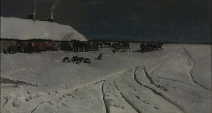 Winter night in Ukraine (1877)