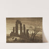 Winter – Night – Old Age and Death (from the times of day and ages of man cycle of 1803) by Caspar David Friedrich