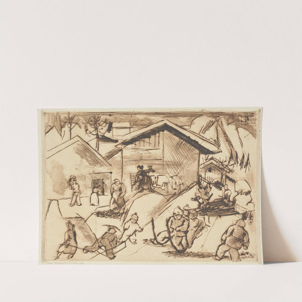 Winter Partenkirchen (1916-1918) by Rudolf Grossmann