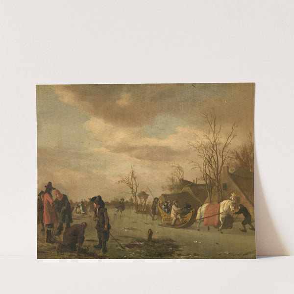 Winter Pleasures (1662) by Adriaen van de Velde
