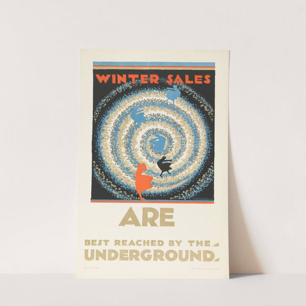 Winter Sales, for London Underground by Edward McKnight Kauffer