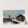 Winter Scene (1877) by Frithjof Smith-Hald