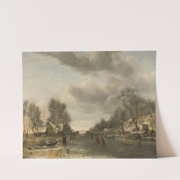 Winter Scene by Jan van de Cappelle