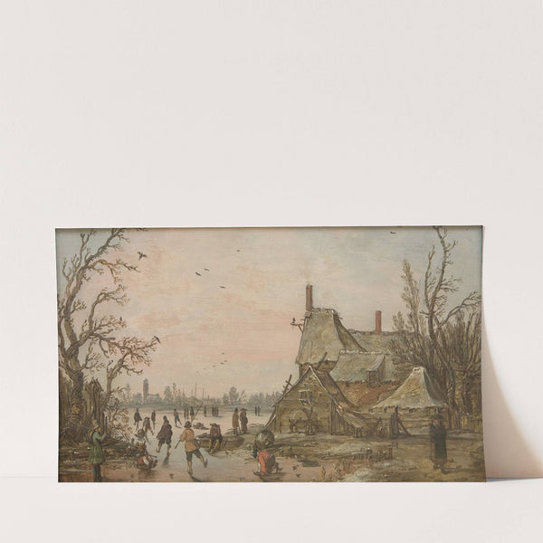 Winter Scene at a Farm (1622 - 1626) by Jan van Goyen