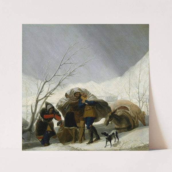 Winter Scene (c. 1786) by Francisco de Goya