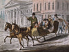 Winter Scene in Philadelphia—The Bank of the United States in the Background