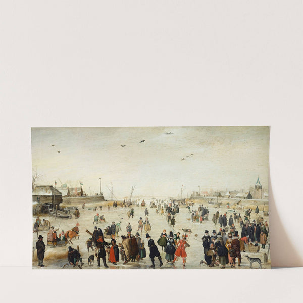 Winter Scene on a Frozen Canal (circa 1620) by Hendrick Avercamp