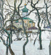 Winter Scene With Church