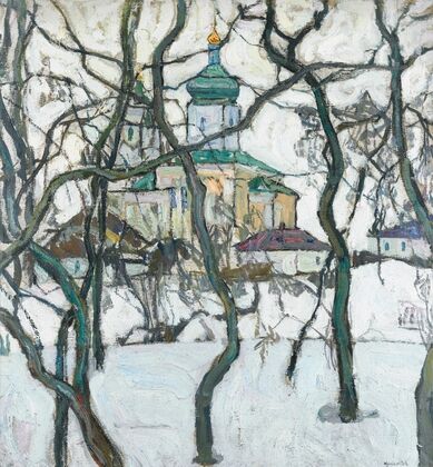Winter Scene With Church