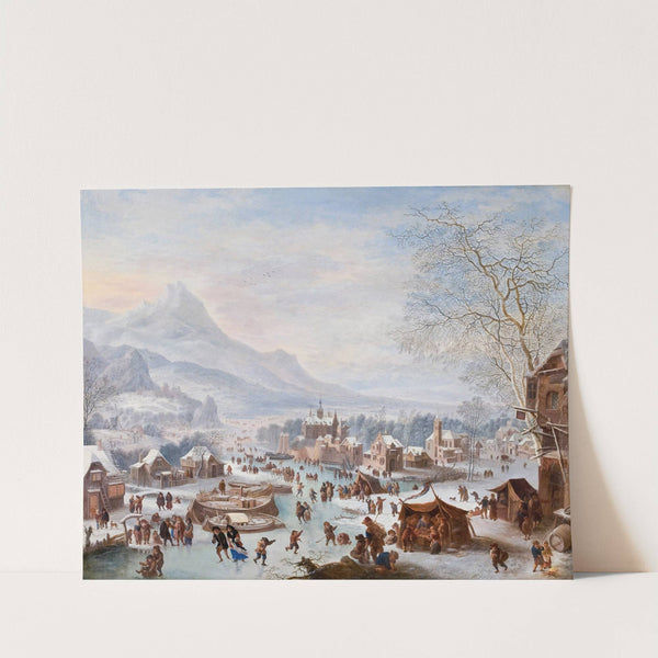 Winter Scene with Skaters by Jan Griffier