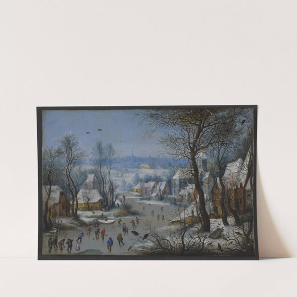 Winter Scenery by Pieter Bruegel The Elder