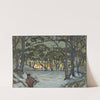 Winter Study from Djurgården, Stockholm by Anna Boberg